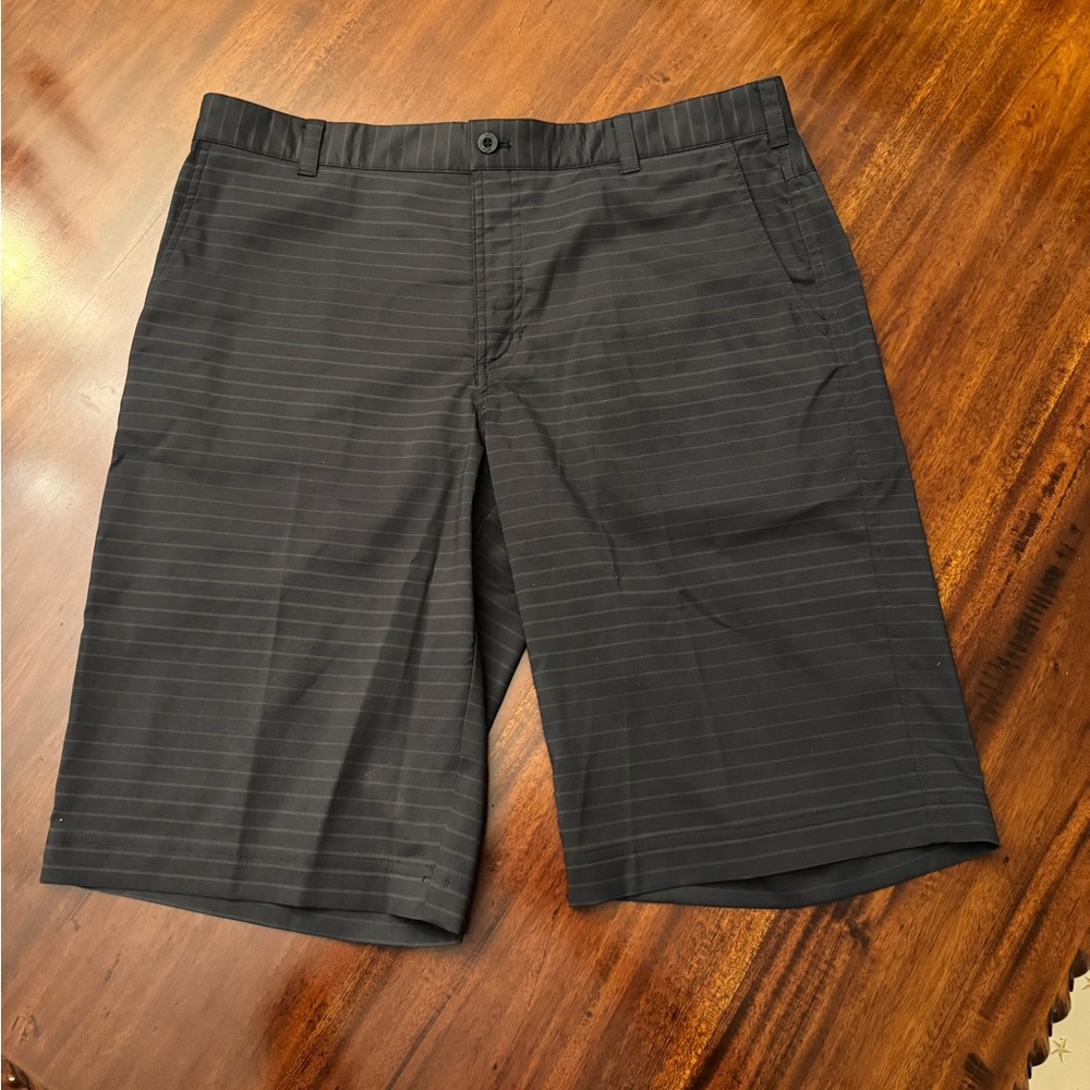 Nike Men's Charcoal Striped Golf Shorts NWOT